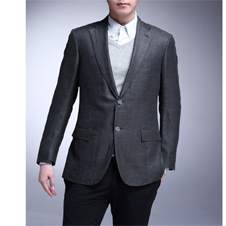 男士兩粒扣職業裝定制黑白搭配更成熟