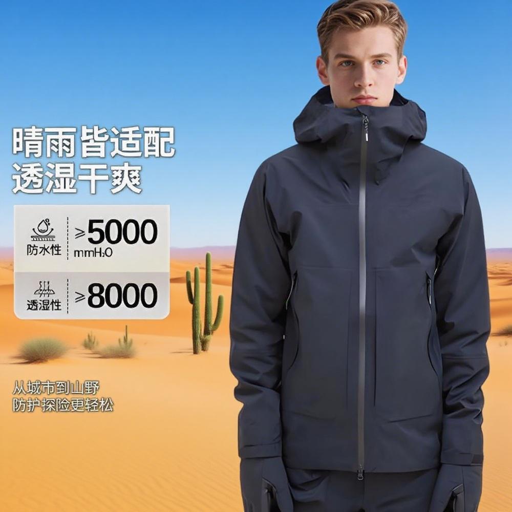 定制工作服選定制沖鋒衣軟殼拼色三合一